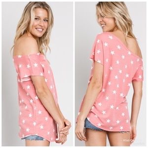 3/$80 item! French Terry Star ⭐️ Print Top!